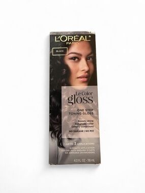L'Oreal Le Color Gloss One Step Toning Gloss - Black